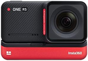 Insta360 Еден RS Twin Edition One R Upgrade 4K 360 ° Водоотпорна VR камера CINRSGP/A со невидлива селфи стап Екстра за полнење на батеријата