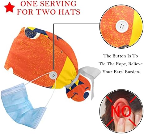 Hondенски 2 парчиња прилагодливо работно капаче за жените со копчиња и џемпери со една големина музичка нота шема шарена
