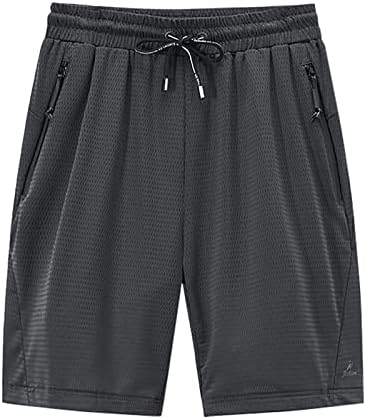 Озммјан шорцеви за мажи летна цврста боја за дишење Брза суво еластично еластично еластично еластично еластично панталони за спортско плажа