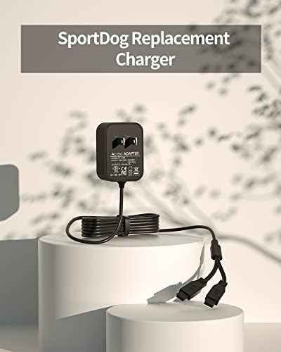 VHBW за адаптер за полнење за замена на Charger SportDog само компатибилен со SD-425, SD-425S, SD-425CAMO и SD-825 далечински тренер