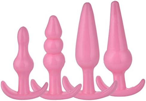 Abaodam 4pcs жени задоволство играчка играчка анален приклучок назад судски анус експанзија секс флертување постави алтернативни играчки