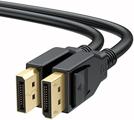 UVI2 8K DisplayPort Да DisplayPort 1.4 Кабел, VESA Сертифициран Дисплеј Порт Кабел 6ft, Dp Да Дп Кабел Поддршка [1440p@144hz, 1080P@240hz,