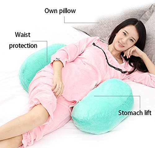 Перница за бременост, странична перница за породилно спиење, поддршка со двојни клинови со прилагодлива должина одвојување за чистење