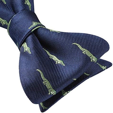 Hisdern само -вратоврска лак врски за мажи животни забавни лакови џебни плоштади ткаени свилени лакови за марамче поставено за свадбена