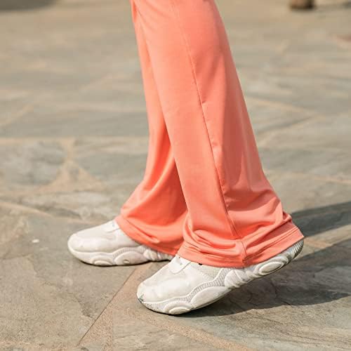 Shengxiny жени панталони висока еластична висока половината разгорена пантолона тенка јога физичка кондиција долги спортски панталони