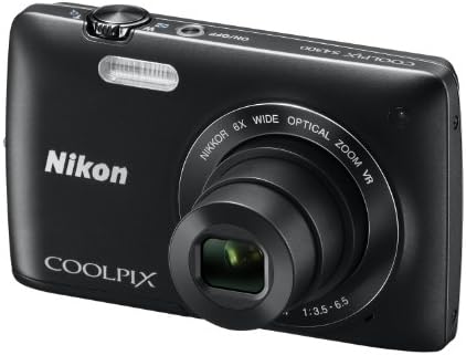 Nikon Coolpix S4300 16 MP дигитална камера со 6x Zoom Nikkor Glass Lens и 3-инчен LCD екран на допир