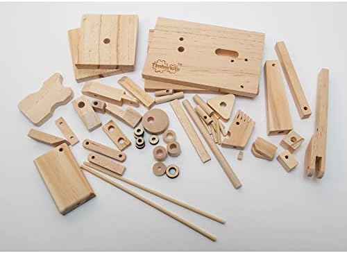 Тимберкитс гитаристот за самостојно склопување дрвена конструкција комплет за подвижни модели