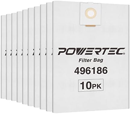Powertec 75038-p2 филтерски торби за Festool 496186 одговара на CT 36, 10 PK