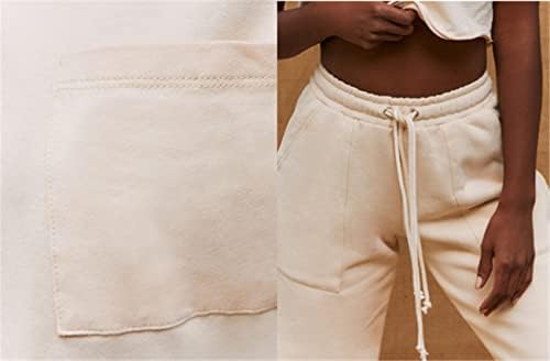 Brassu 2 поставува јога облека цврста боја џеб со кратки ракави за влечење панталони за спортска јога костум