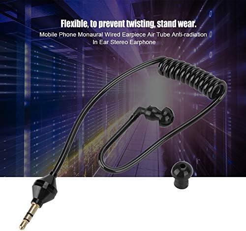 Monaural Wired Earpiece на Dauerhaft, флексибилни преносни слушалки што се погодни за возење и спорт за мобилен телефон