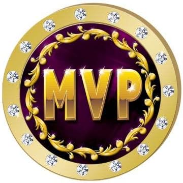 Награди на круни МВП злато ринестон пинови, иглички за злато MVP