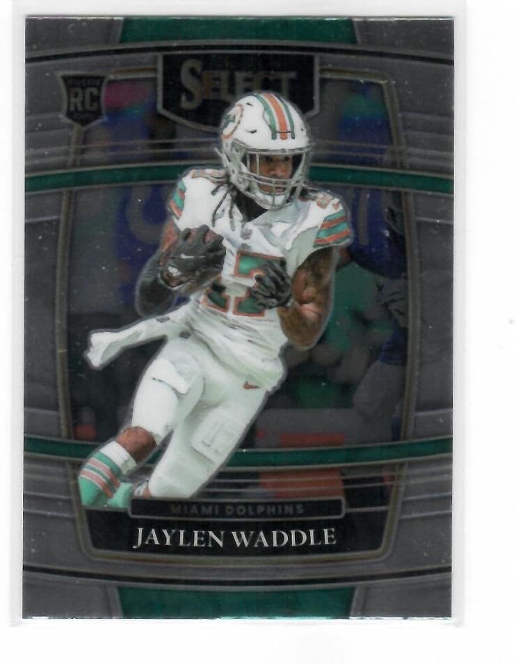 2021 Panini Select 48 Jaylen Waddle Concource Miami Dolphins RC RC Rackie NFL Football Trading Card