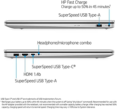 HP 2022 Деловен Лаптоп Со Високи Перформанси - 17.3 FHD IPS-11th Itel i5 - 1135g7 Quad-Core-16GB DDR4-1TB SSD-Природна Тастатура Со