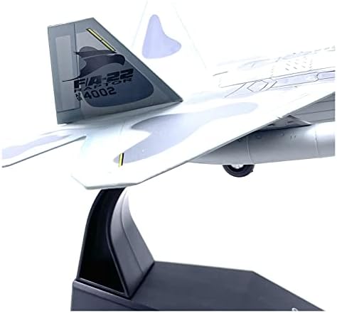 Примена На Модели На Авиони За Авиони Ф-22 Раптор Воздухопловни Сили Воен Ловец Модел Детски Подароци Колекционерски Предмети 1/100 Скала Графички