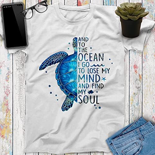 Симпатична морска желка кошула за одмор морски биолог подарок за земја ден кошула природа кошула lубител на животински подарок