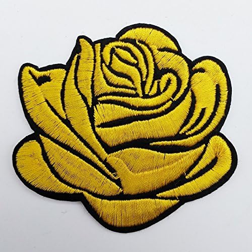 Chenkou Craft 18pcs /9pairs цветни розови цвеќиња издвоени железо-на или за шиење везени лепенки за лепенки за лепенки