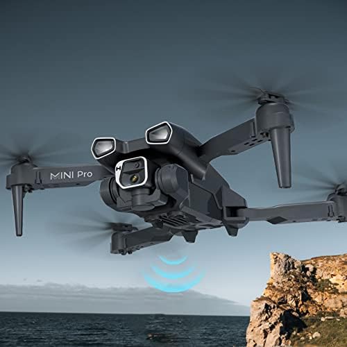 Беспилотни летала со камера за возрасни 4K - Интелигентна надморска височина, фото/видео за гест, клуч за полетување/земјиште/враќање, пречки