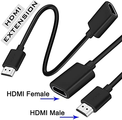 Saitech IT 5 PK RFID блокирање картичка за паричникот за мажи и жени пакет со 2 pk 19 пински машки до женски 30 см HDMI продолжено