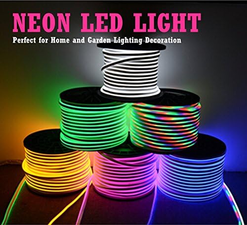 KERTME NEON LED тип AC 110-120V LED неонска светлина лента, флексибилна/водоотпорна/затемнета/повеќебојни/мулти-модели LED јаже