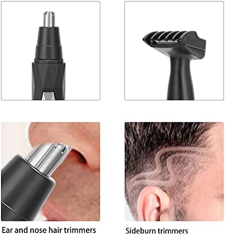 Тример за Коса за нос и Уво, Машинка За Коса За Коса За Уши И Нос, Професионални Мажи Електрична Коса За Потстрижување НА Носот USB Машинка