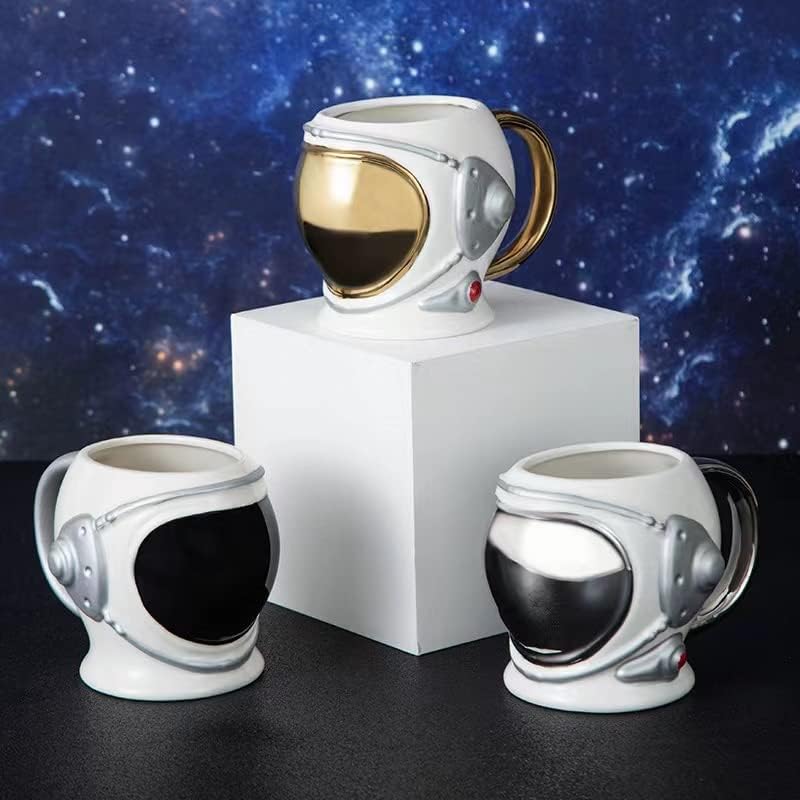 Зи-кл смешни астронаути чаши креативно керамичко пиење кригла за кафе или чај, идеја подарок за мажи жени канцеларија работа кафе кригла,