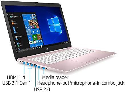 2021 Кс Поток 14 HD SVA Лаптоп Компјутер, Интел Celeron N4000 Процесор, 4GB RAM МЕМОРИЈА, 64GB еммц флеш меморија, Интел UHD Графика