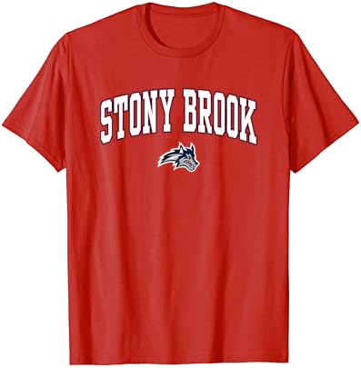 Стони Брук SeaWolves Arch над црвена официјално лиценцирана маица