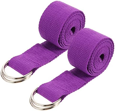 Clispeed 6 парчиња јога лента флекс лента за истегнување лента еластична вежба за вежби јога за проширување на лента за проширување на еластична