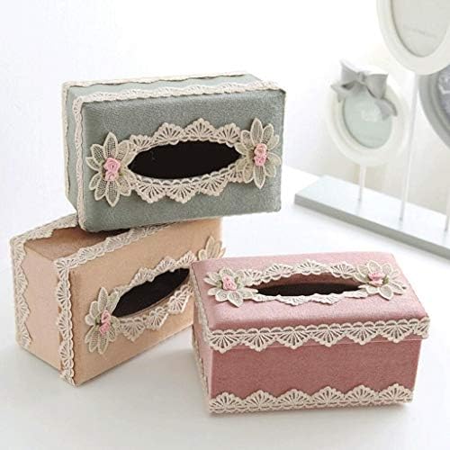Кутии за срање на кутии за ткива креативни ткаенини едноставни чипка кутии за ткиво во спална соба за домаќинство во спална соба