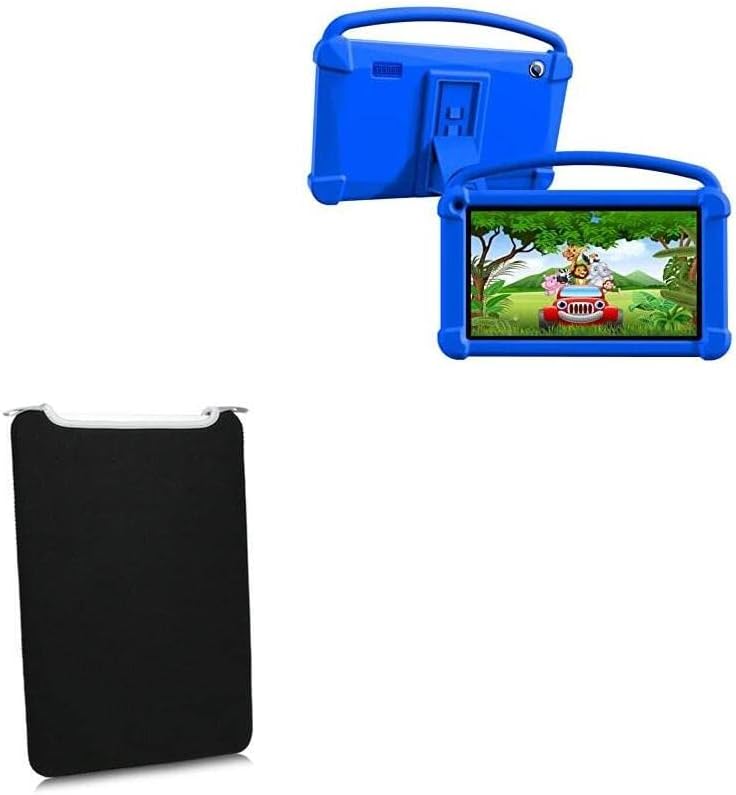 Case Boxwave Case компатибилен со Byybuo Kids Tablet Android 11 A06Wa - SlipsUit, мека тенок неопрена торбичка за заштитна кутија