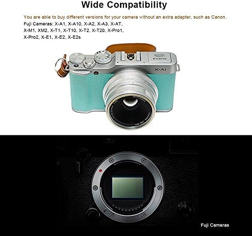 7артизани 25мм Ф1. 8 АПС-Ц Рачен Фокус Фиксен Објектив Компатибилен Со Фуџифилм Фуџи Камери Х-А1 Х-А10 Х-А2 Х-А3 Х - На Х-М1 XM2 X-T1