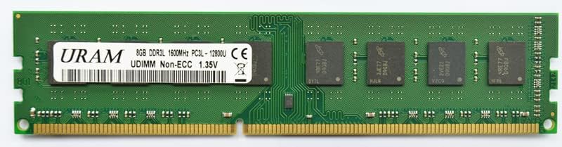 Урам Десктоп Меморија 8GB DDR3L/DDR3 1600MHz PC3L-12800U 1.35 V DIMM Samsung IC Ram Стап За Компјутерска Надградба, Зелена