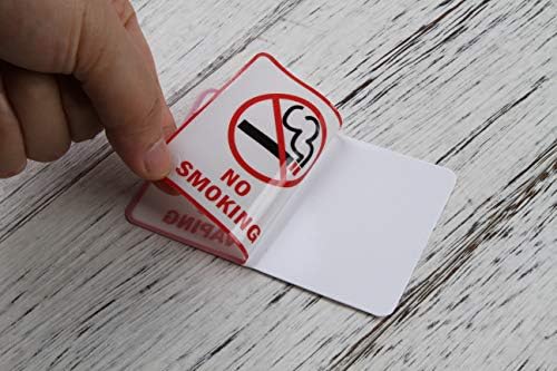 10 Поставете Предупредувачки Знаци Без Пушење Без Налепница За Автомобил За Испарување или Статична Налепница За Прицврстување Во Прозорецот
