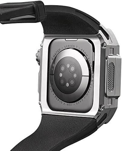 Бефија Најновиот Комплет За Модификација На Стилот Случај Со Јаглеродни Влакна,За Apple Watch Band Ultra 8 7 6 SE 5 4 Метален Мод Комплет,ЗА