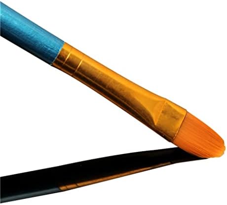Xbwei 10pcs најлон дрвена рачка боја четка за четка постави акварел гуаче цртање на сликарство уметнички материјали