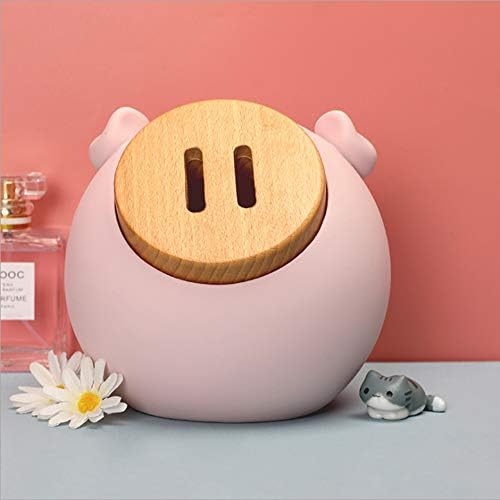 Детска свинче банка, saytay симпатична креативност на свињи дрвена банка за нос, за деца подарок или како домашна декорација