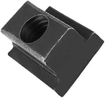 X-Gree 3/8-инчен челик Т-слот-слот орев црна оксид позлатена одделение 8.8 прислушувана преку 8 парчиња (Tuerca de ranura en t