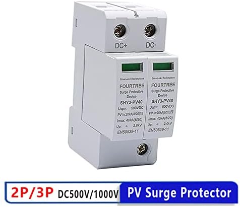 Gead PV Surge Protector 2P 500VDC 3P 1000VDC Arrester уред SPD Switch Домаќинство Сончев електроенергетски систем за комбинирани