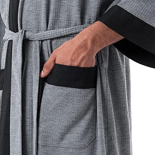 Изод машка вафла плетена кимоно облека