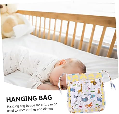 Healifty 2 парчиња торбичка торбичка чиста непопустлива памучна памук разновиден за бебиња во кревет Плејд салфетка салфетки, кади организација