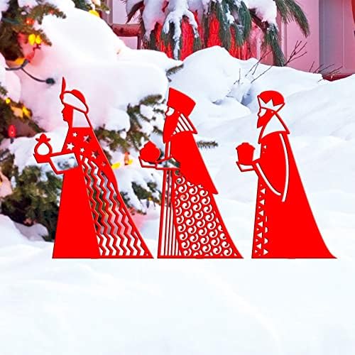 Михтра сцена на отворено, свето семејство Рождество поставени надвор од прикажување Божиќни украси, водоотпорни комплети за