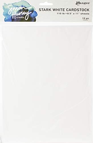 Ранџер Симон Харли Креирај. 110 bs Cardstock 8,5 x11 10/pkg-white