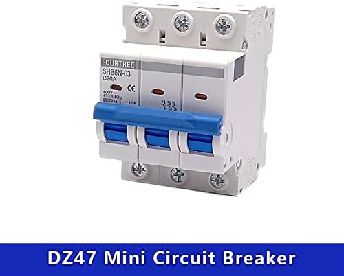 BASNI 1PCS 3 Полјак DIN Rail Mini Circuit Breaker Hostiment Air Switch Box Mechanice опрема Мотор