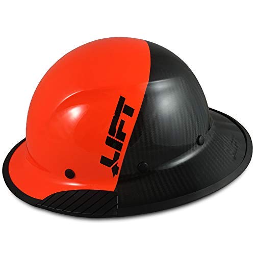 Подигнете ја безбедноста на безбедноста Дакс Педесет и 50 тврда капа, капаче од јаглеродни влакна