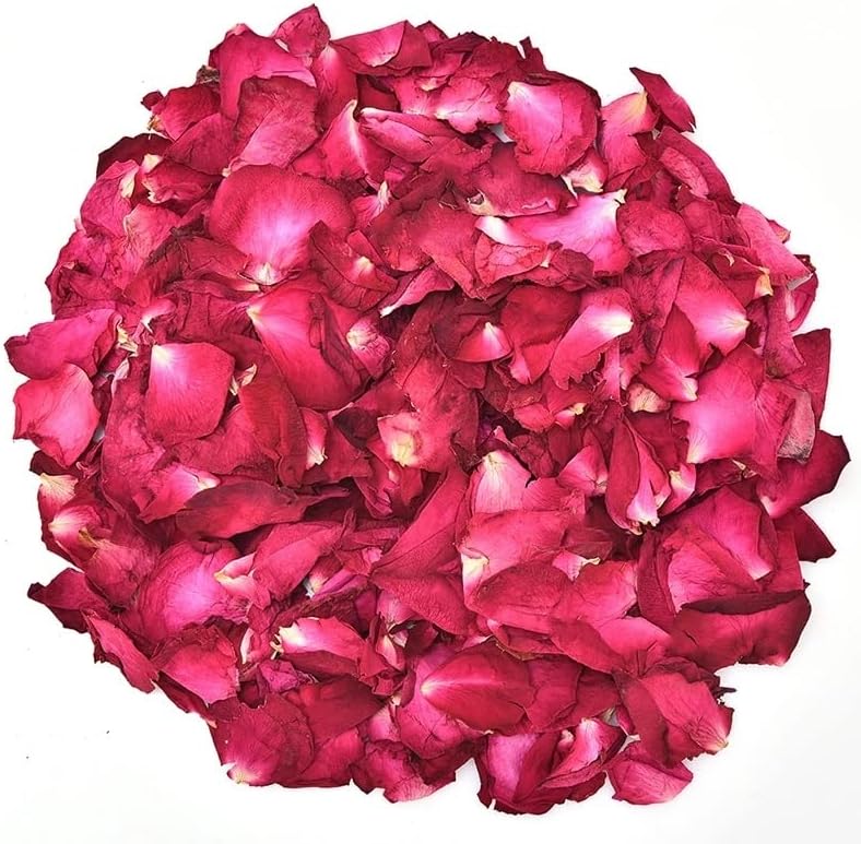 ГФДФД 100гр Сушени Ливчиња Од Роза Ливчиња Од Црвена Роза Украси За Свадбена Забава
