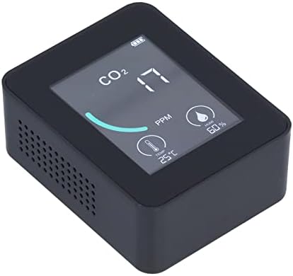 Детектор за температура и влажност, детектор за брз одговор на ЛЦД со широк примена на СО2 со USB кабел за семејство за канцеларија