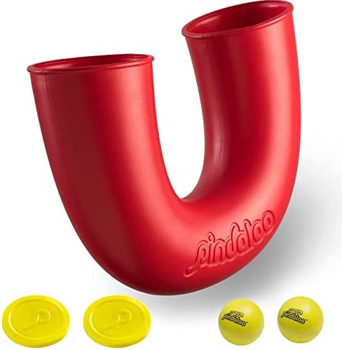 пакет пакет Pindaloo од 3, Транспарентна, црвена и сина играчка играчка за вештина - подароци за игри на отворено, забавни работи со топки