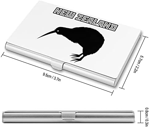 Нов Зеланд Киви Птица Држач За Лична Карта Силм Случај Професионален Метал Име Картичка Организатор Џеб