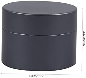 Исценета 3 парчиња алуминиумски пилули кутија мини кутија за складирање мали држачи за лекови дневно витамин организатор Организатор алуминиум