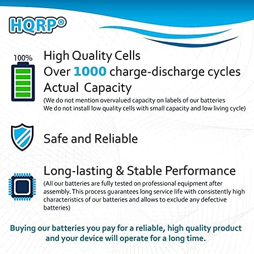 HQRP телефонска батерија компатибилна со V-Tech / VTech CS6209 / CS 6209, CS6219 / CS 6219, CS6219-2 / CS 6219-2 безжичен телефон